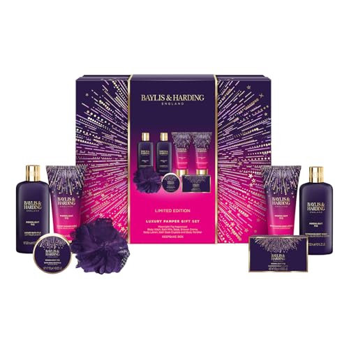 Baylis & Harding Moonlight Fig Luxury Pamper Gift Set - Vegan Friendly (Pack of 1)