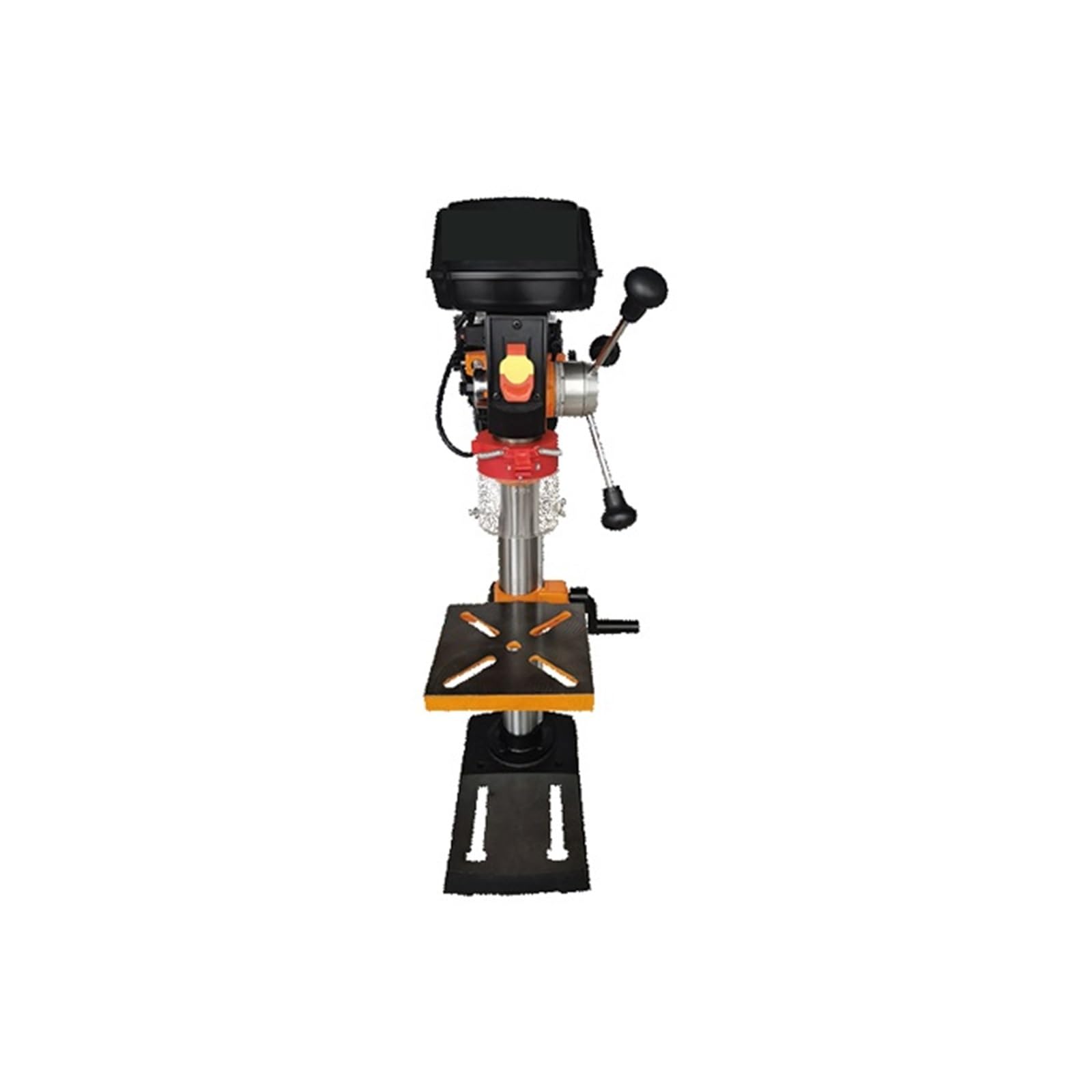 DP25016B Trapano A Colonna da Banco Professionale A 12 velocità da 550 W, Trapano A Colonna da Banco con Tavolo da Lavoro Smussato