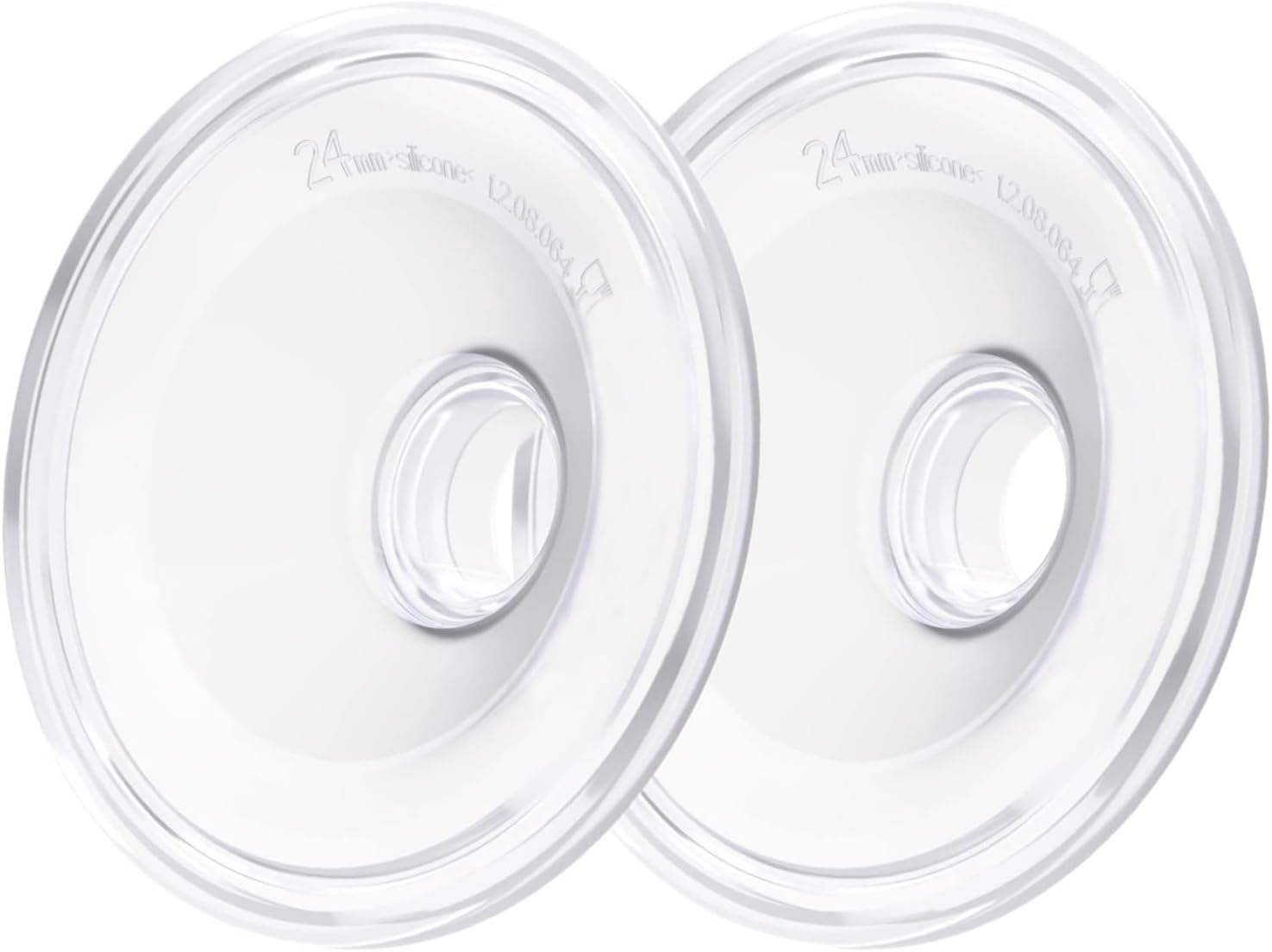 Flange 24mm Compatible with Momcozy S12 Pro/S9 Pro Hands-Free Breast Pump Wearable Cup,S9/S10/12 Breast Pump Replacement Accessories,for Momcozy/TSRETE Wearable Breast Pump Parts,24mm*2pcs