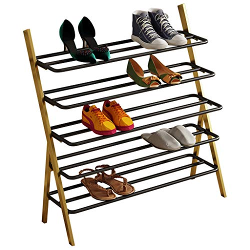 Organiseur de chaussures en métal robuste 80cm étagère premium