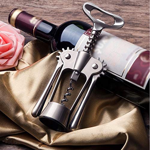 Amazon | ポータブル亜鉛合金赤ワインオープナーウィングタイプメタル