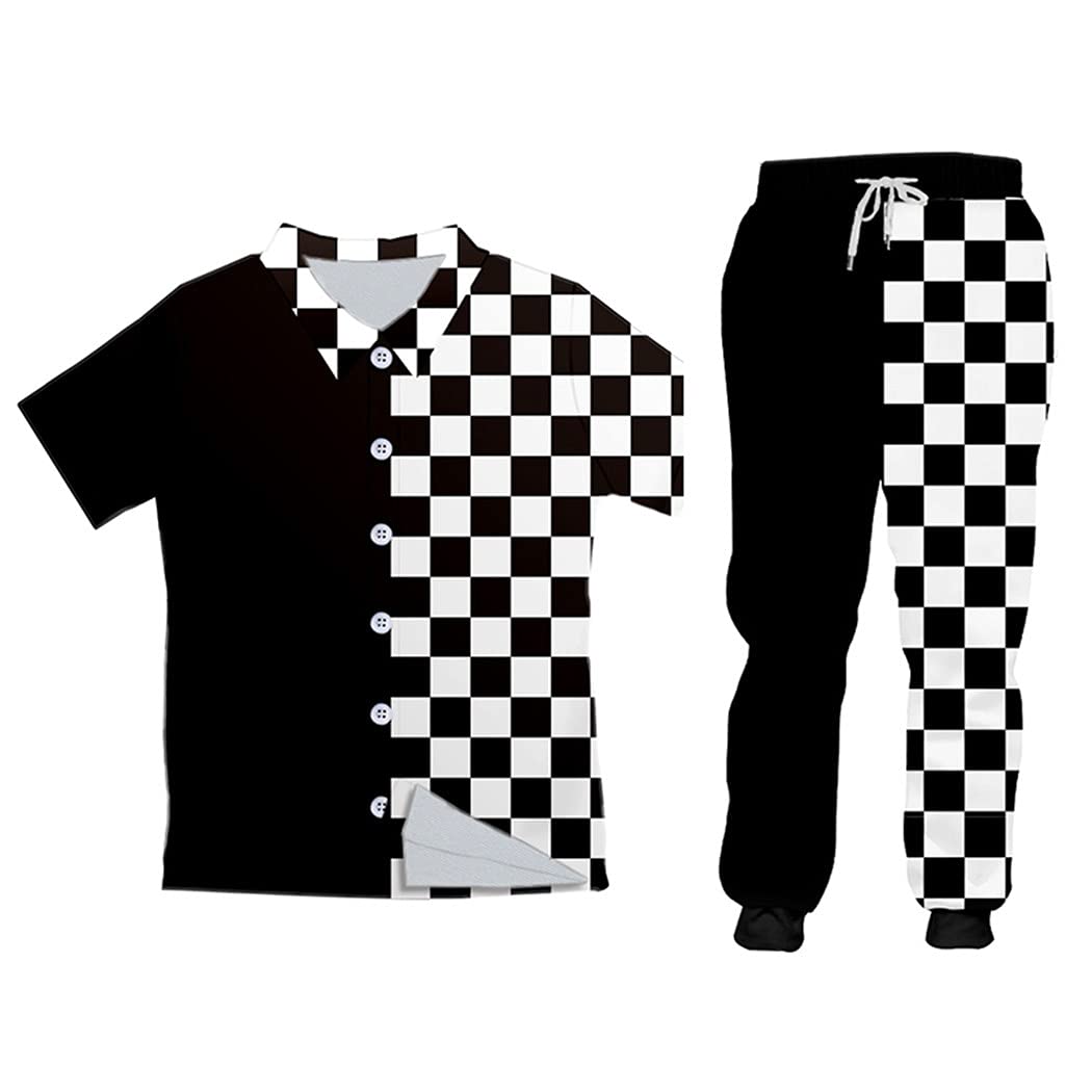 Sweat à capuche 3D noir et blanc imprimé géométrique avec zip de mi-saison