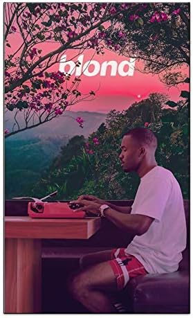 123 Life Frank Ocean Sunset Blond Poster,New Rap Music Star Art Silk Poster Wall Decor HD Print Canvas Art Poster and Wall Art Picture Print Modern Family Bedroom Décor 12x18inch/30x45cm Unframed