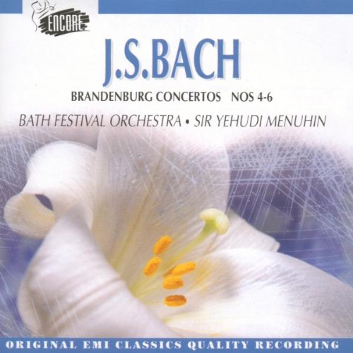 Brandenburg Concerti 4-6 [Audio CD] Bach; Menuhin and Bayreuth Festival Orchestra