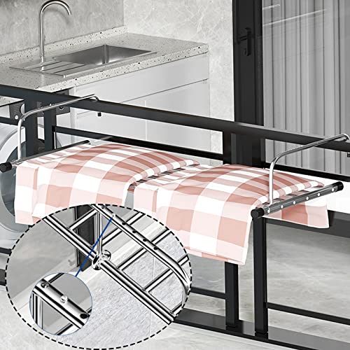 Solution d'économie d'espace pour sécher le linge sur balcon et fenêtre - 3