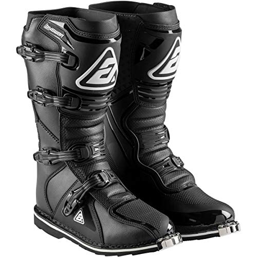 Answer Racing 445181 Powersports Motocross Protection Gear: AR1 Boots, Black, Size 14, 1 Pair