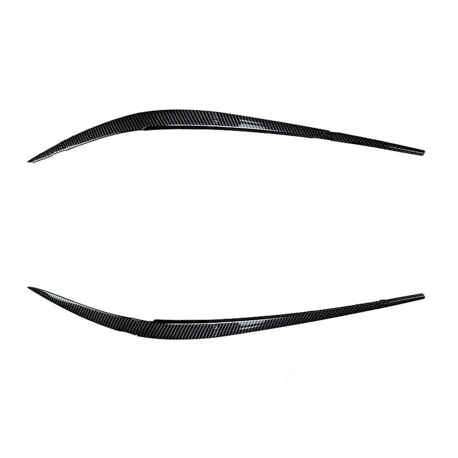 Headlight Eyebrow Trim for 3 Series G20 G21 320i 325i 330i 2019-2023 Sedan/Touring Car Front Headlights Eyebrow Eyelids Sticker Decorative(Carbon Look)