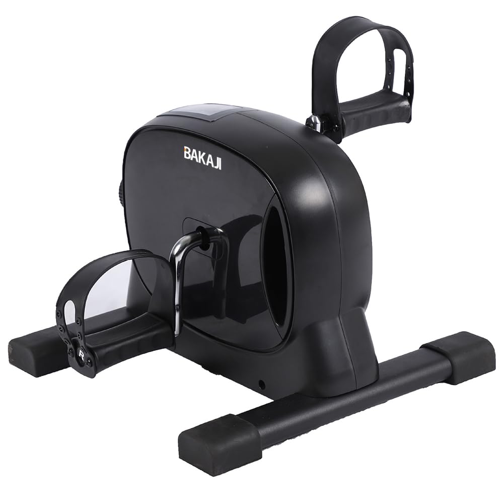 BAKAJI Pedaliera per Allenamento Braccia e Gambe, Cyclette Cycle Bike da Ginnastica Passiva, Ideale per Riabilitazione, Anziani, Fitness, Esercizio Fisico, Palestra