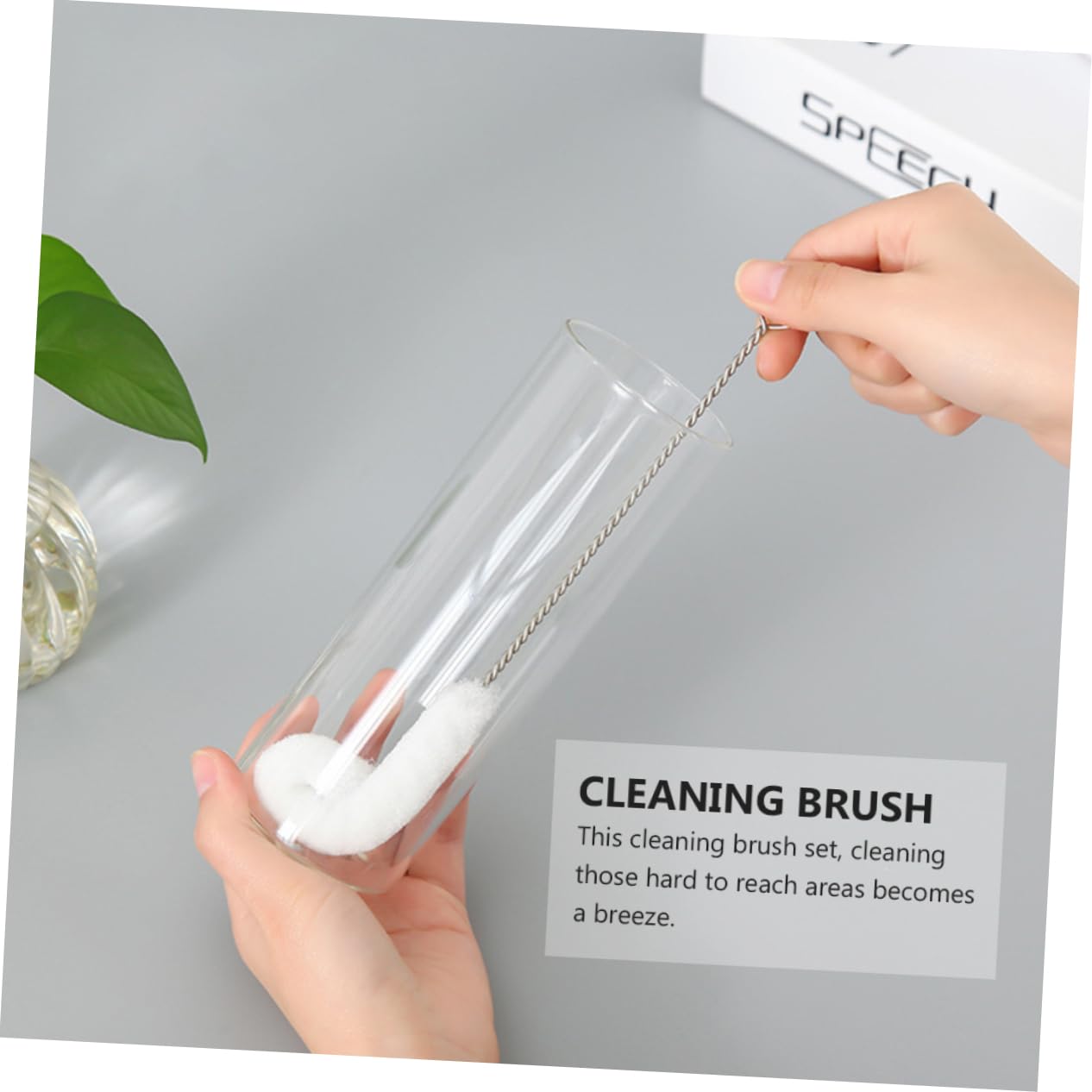 3 Series Cepillo para Botellas Flexible Cepillos De Limpieza Multiusos para Biberones Y Copas con Cerdas Suaves Accesorio Práctico para Hogar Y Cocina 4 Piezas X 3