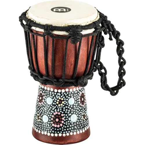 Djembé Africain Meinl NINOADJ2XS - 11cm - Marron - Pour Enfants 3+ Ans - Cordes Nylon - Instrument Groupe