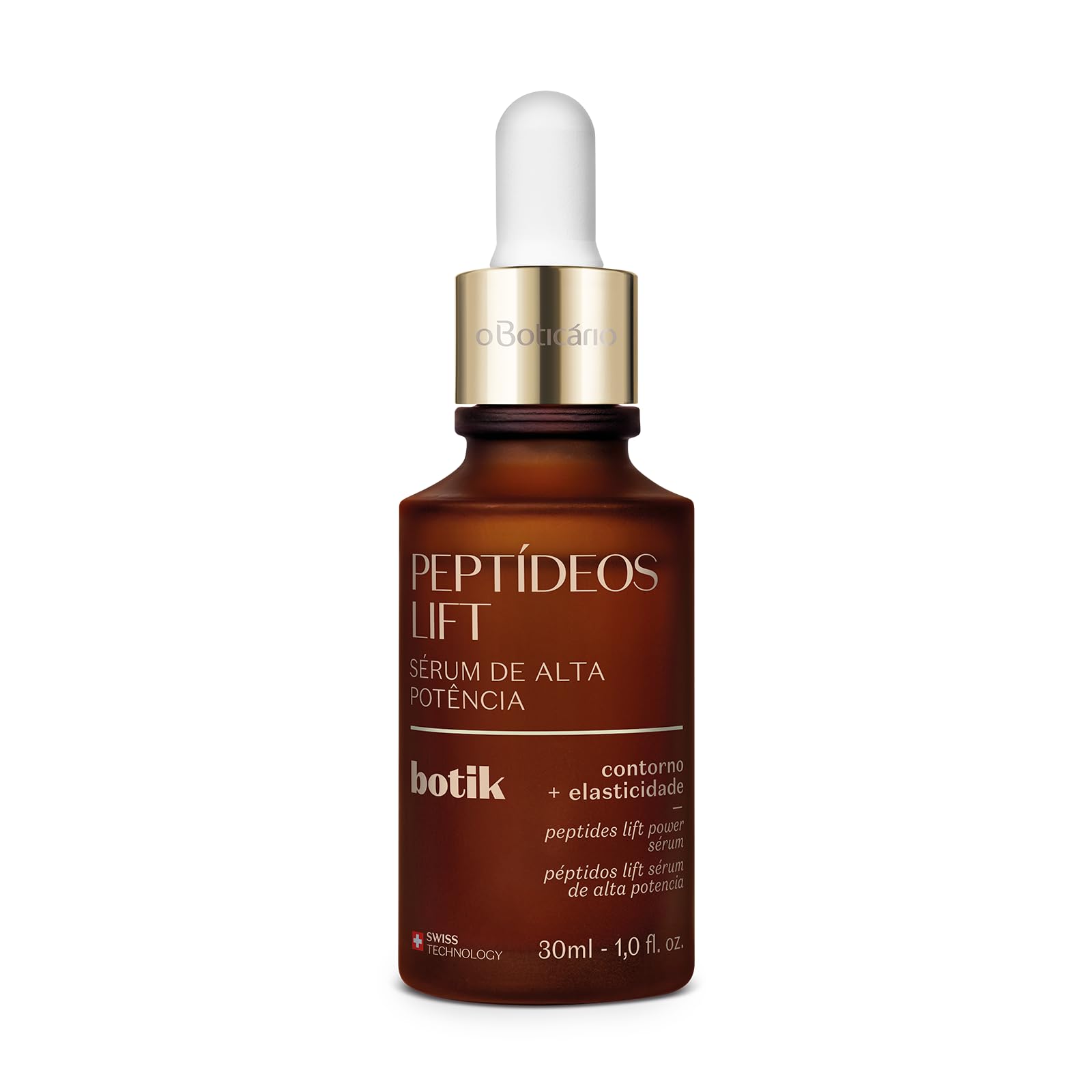 O Boticário | Botik | Siero peptide Lift effetto lifting | 30 ml | Siero viso anti-età, peptidi effetto lifting, riduce le rughe e rassoda, giorno e notte, vegano, 30 ml