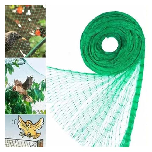 Rete Protettiva in Plastica Rete da giardino in maglia intrecciata verde for proteggere piante, frutta, fiori, alberi, rete elastica for recinzione(4x8m)