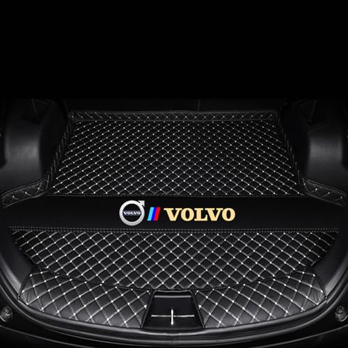 車のトランクマット ボルボ XC60 2018 2019 2020 2021 2022 2023 2024 2025 用 3D カーゴマット ラゲッジマット 防水 滑り防止 耐汚れ ラゲージトレイ 保護パーツ カスタム 車のトランクマット 車種専用設計 ラ