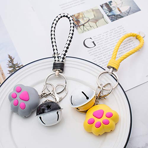 Preisvergleich Produktbild Led Beleuchtete Katze Katze Schlüsselbund Geschenk Anhänger Taschenlampe Schultasche Anhänger 5Er Pack