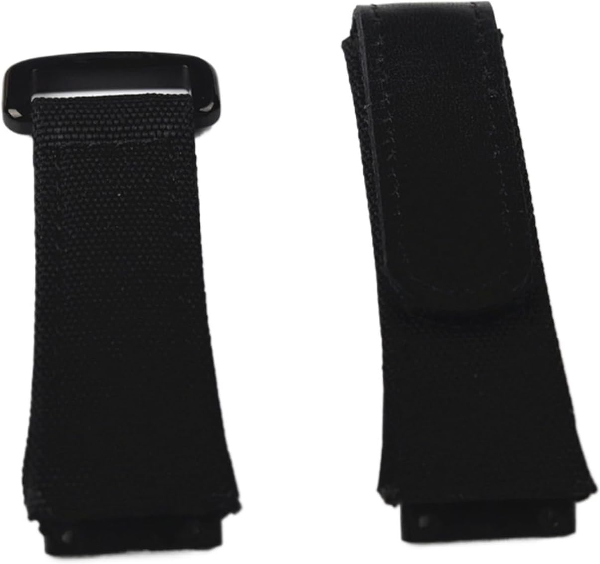 MJMT06 25mm Men Nylon Canvas Stitching Genuine Leather Watchband Compatible with Watch Watch Strap Band Bracelet Buckle Screw Down