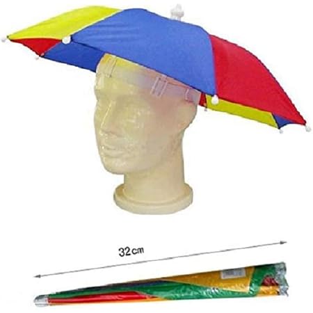 Umbrella Rain Hat Fancy Dress 