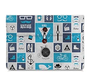 Sidorenko Schutzhülle für Größe 30 cm x 19,2 cm Laptops (11-11,6 Zoll) Filz-Stoff/Hülle/Laptop-Tas...