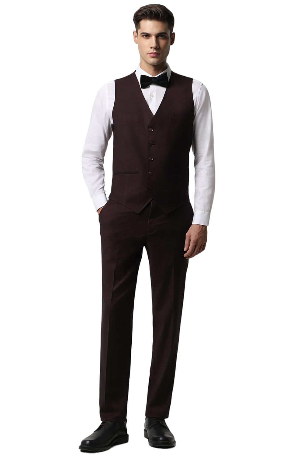 van heusen Men's Polyester Blend Three Piece Suit-Dress Set-picture-51
