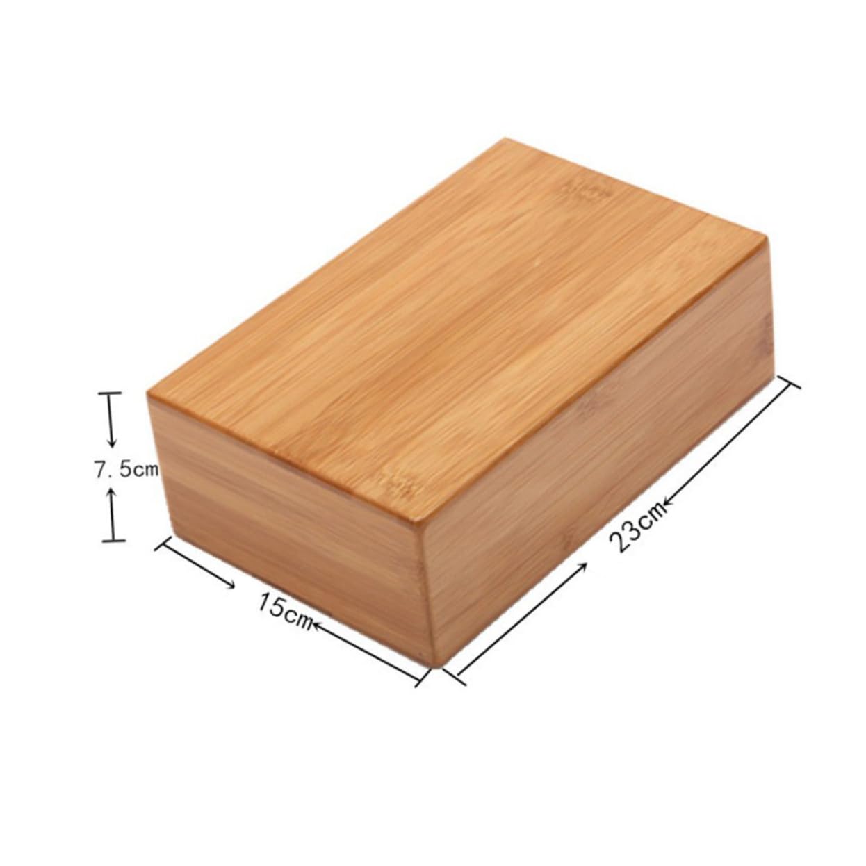 BCOATH Natural Yoga Block Yoga Training Brick Brick Easy to Clean and Portable