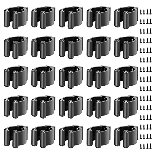 EXTCCT 30Pcs Pool Cue Clips with Screws for Rack & Fishing Rod - image 7