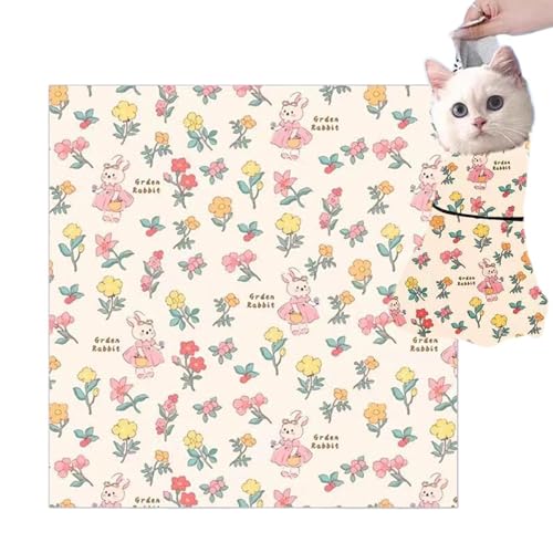 Adhesive Cat Grooming Wrap, Anti Escape Restraint, Multi Functional Swaddle for Cats, Pet Wrapping Tool, Grooming Aid with Soft Design, Wrap for Pet Lovers Friends Long Lasting Use