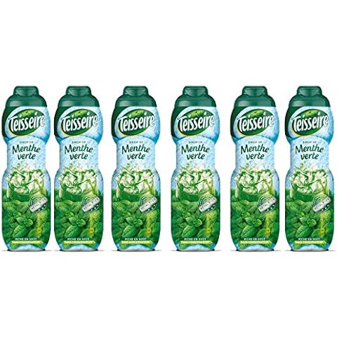 6 Sirup grüne Minze Teisseire Cover