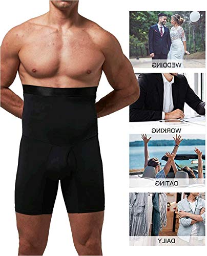 Men Tummy Control Shorts High Waist Slimming Shapewear Body Shaper Leg Underwear Briefs4