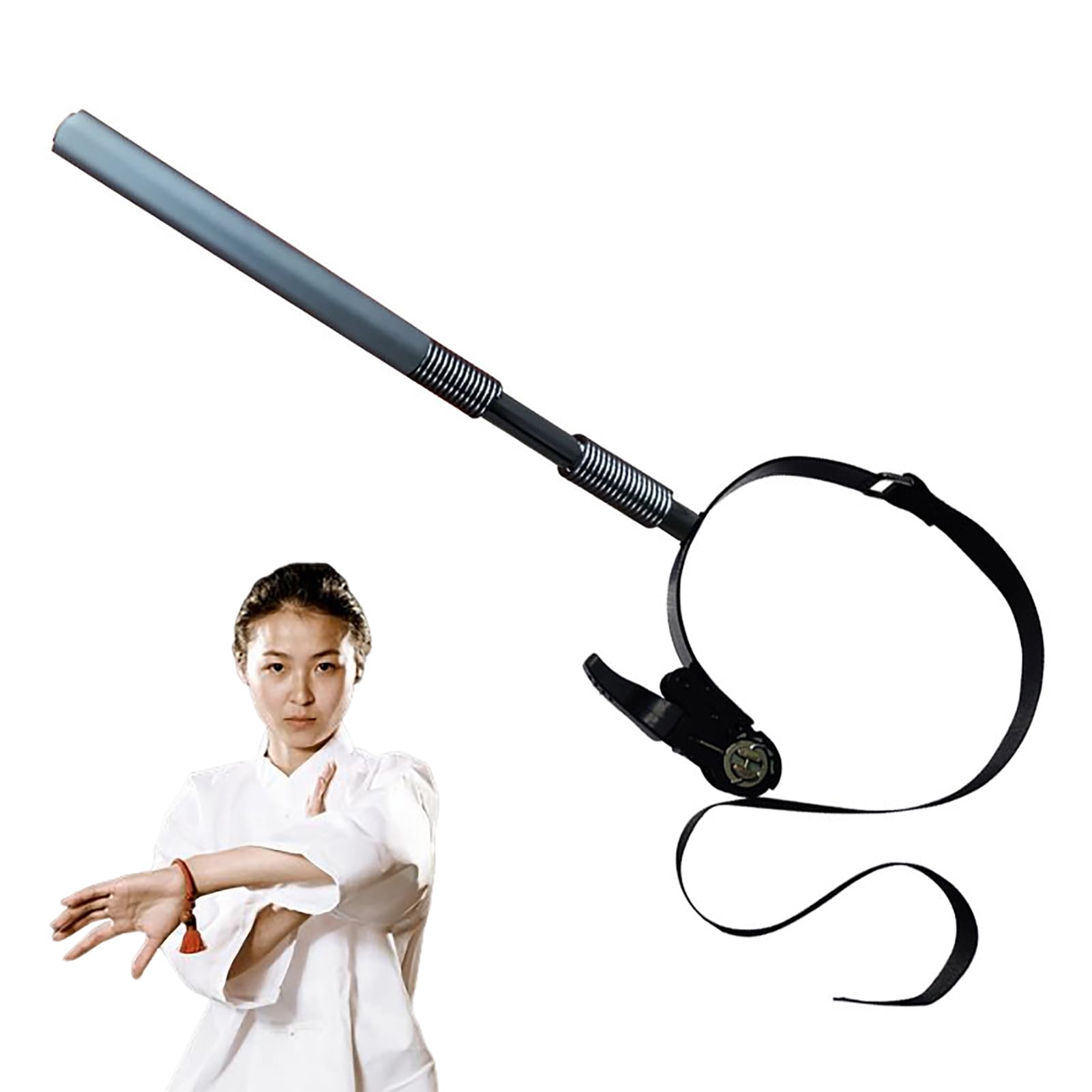 Mannequin Wing Chun pour entraînement aux Arts Martiaux, équipement d'entraînement à la Main Portable à Fixation Murale ou à Ventouse pour Adolescents et Adultes