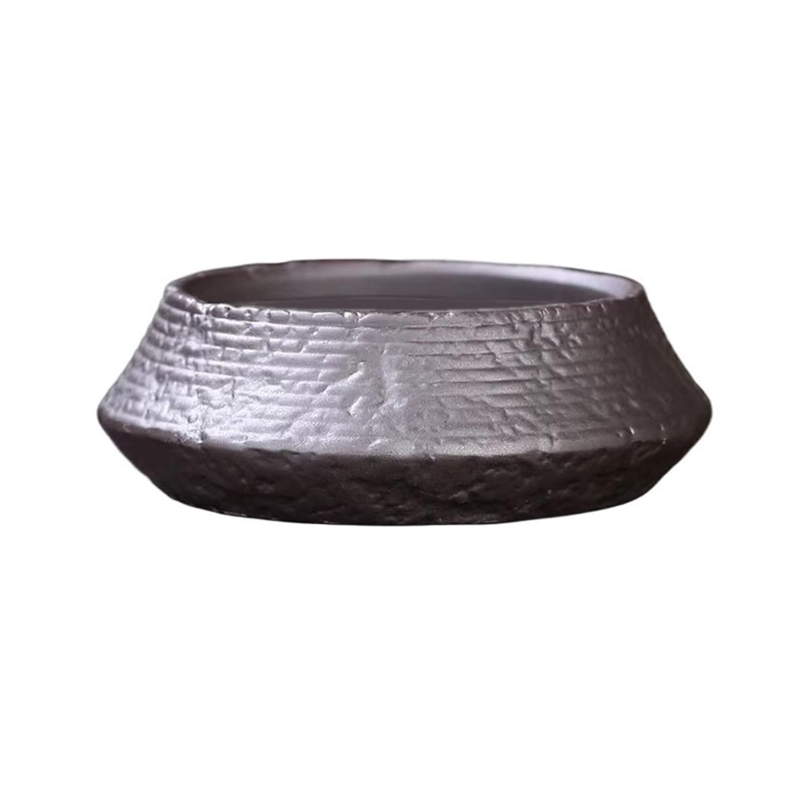 Flower Pot Tray Chinese Imitation Antiquity Ceramic Tray Tabletop Decorate Floral Arrangement Saucer Ikebana Bowl