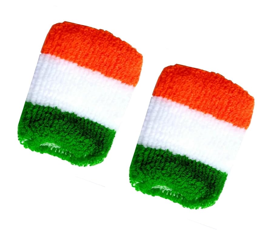 Kitchen4U Tricolor Wrist Band for Independence Day | Set of 12 | Free size | Tricolor Band | Republic Day Wrist Band | Strechable Tricolor Band for Hand | Tiranga Wrist Band (B0D7WCKBN8) Amazon Price History, Amazon Price Tracker