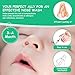 Vicloon Baby Nasal Irrigator, 2PCS Nasal Syringe for Baby, Syringe Nasal Irrigator with Cleanable and Reusable Silicone Nasal Suction Tip forIrrigation, Nasal Spray, Nasal Hygiene（Transparent）