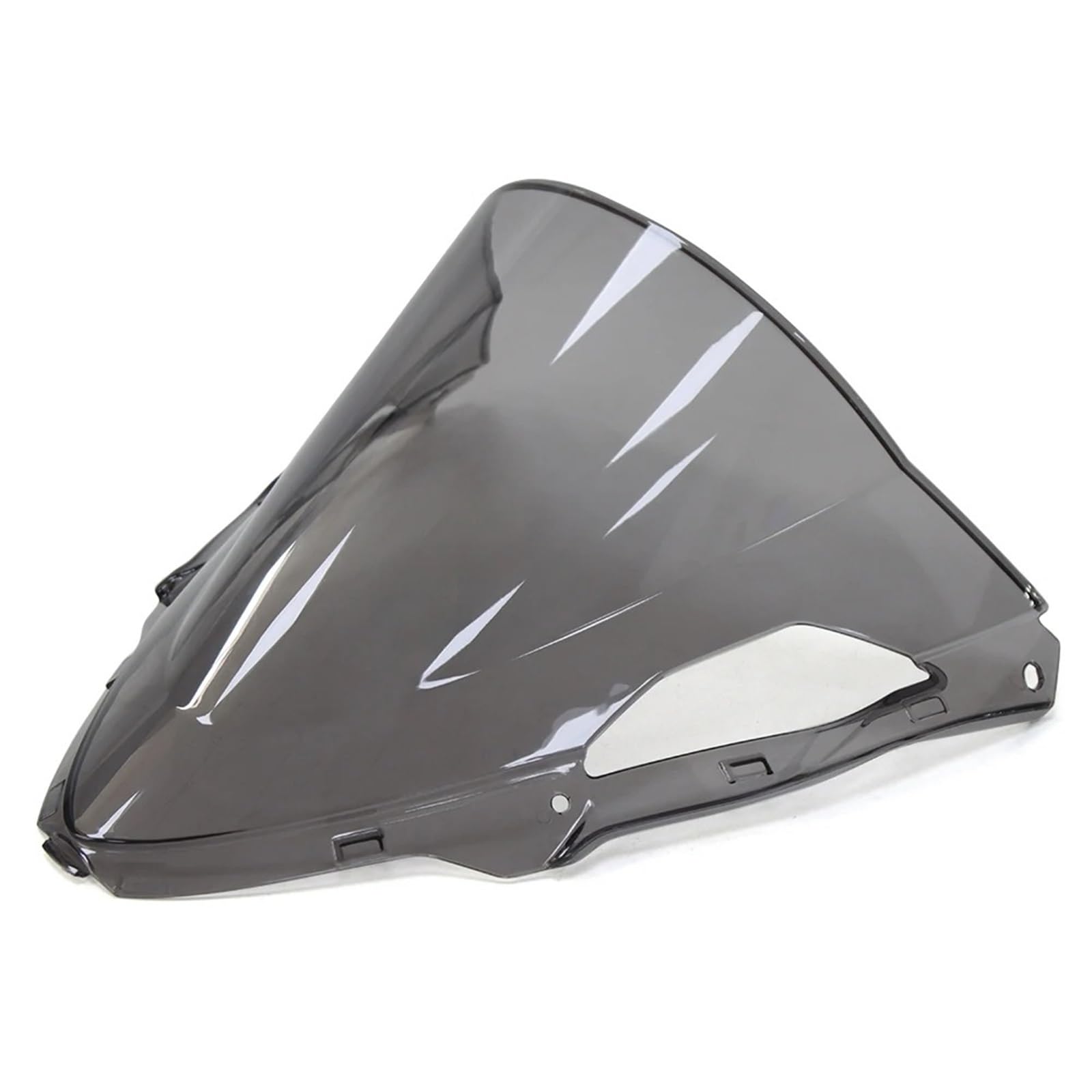 Parabrezza Moto Spoiler Per Kawasaki Per ZX6R 2024 Parabrezza Moto Parabrezza Deflettori Antivento Protezione Scudo Parabrezza Per Moto(Light Smoke)