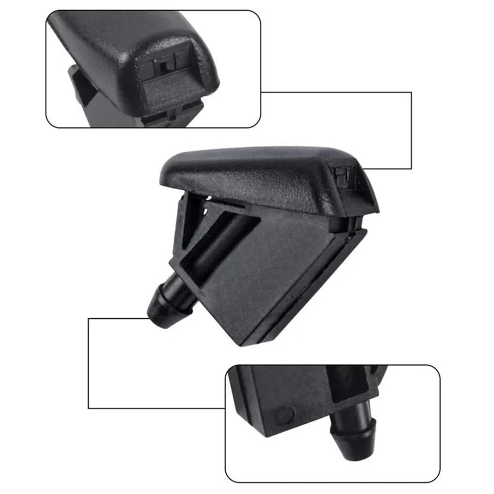 Ugello lavavetri​ Compatibile con Ford per Fiesta 2001-2008 Ugello getto tergicristallo anteriore per auto 1404820 1708176
