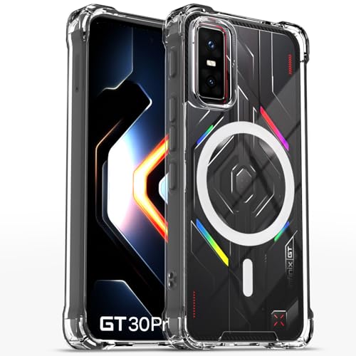 Image of Pikkme Back Cover for Infinix GT 30 Pro 5G Mag-Safe Shockproof PC + TPU Protective Case Magnetic Support Bumper Case (Transparent Mag-Safe)