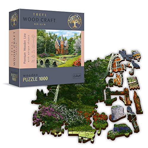Puzzle De Madera - Casa Victoriana - 1000 Elementos, Artesanía En Madera, Formas Irregulares, 100...