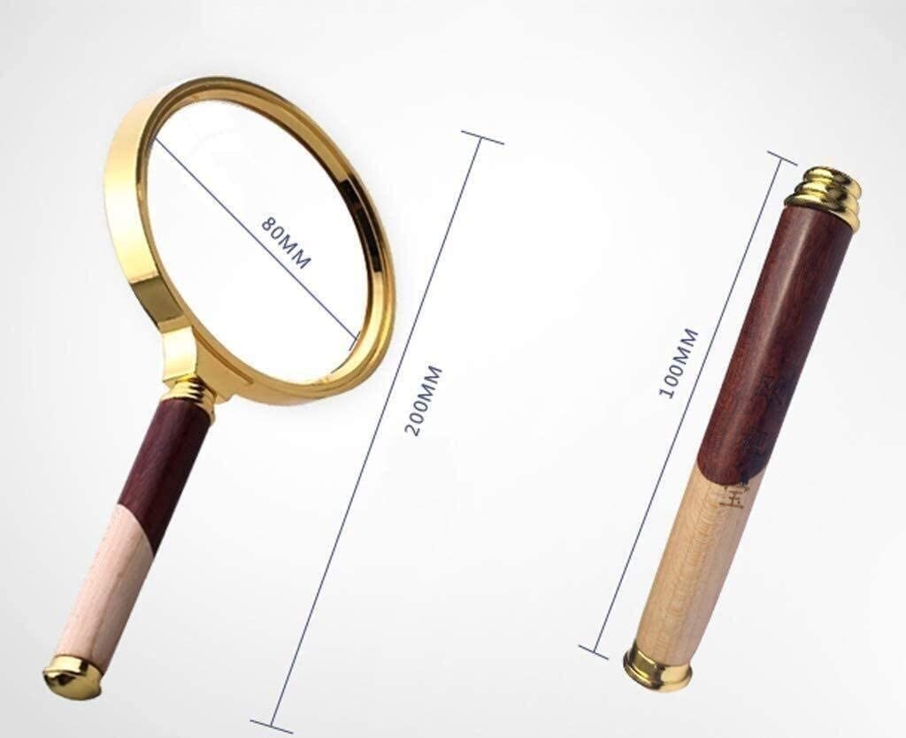 Handheld-Mini-Lupe, 6-fache Vergrößerung, für ältere Menschen zum Lesen, tragbare HD-Lupe für Kinder, interessant