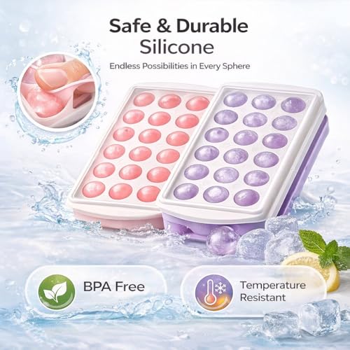Set de 2 Cubeteras flexibles con 21 cubos miniatura 5