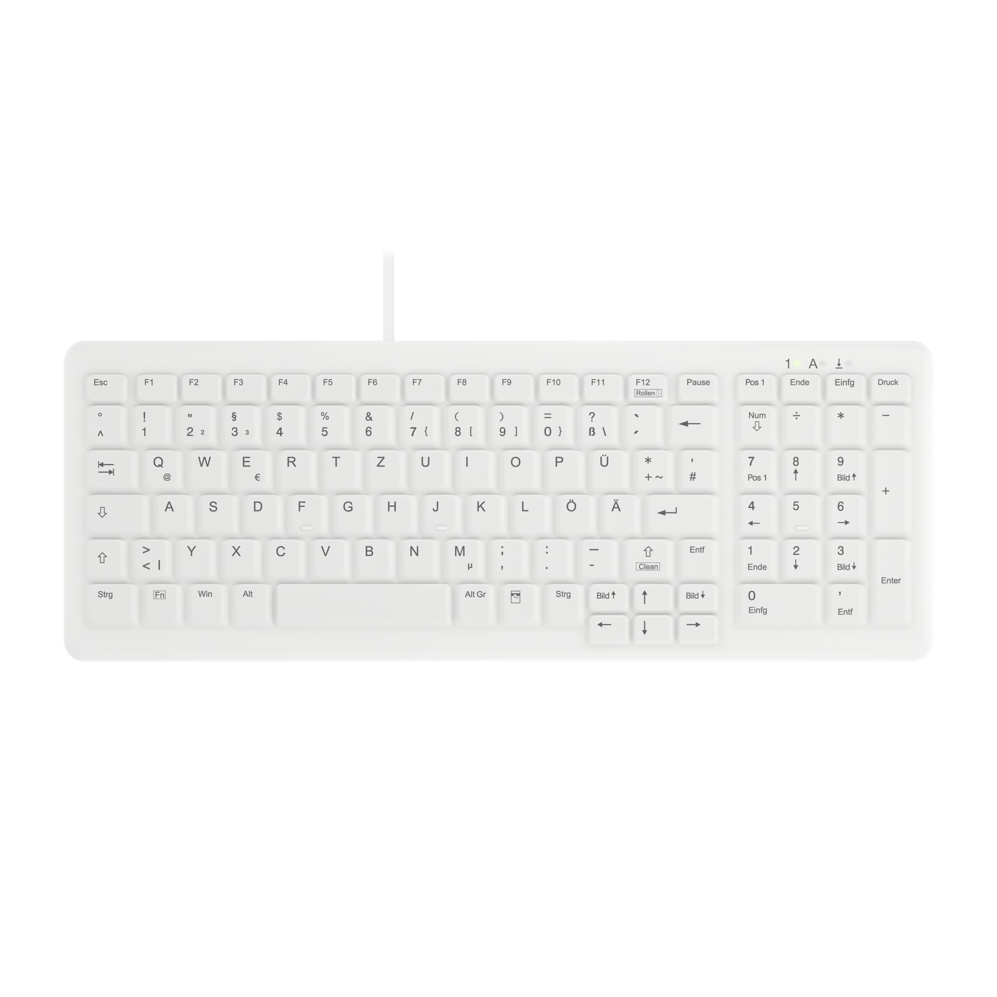 Active Key AK-C7000 - Teclado desinfectable con Teclado numérico (cableado, Totalmente Sellado, IP68)