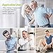 AUVON 24 Modes Rechargeable TENS Unit, 4th Gen Muscle Stimulator with 10pcs TENS Machine Electrodes for Pain Relief Therapy & Management