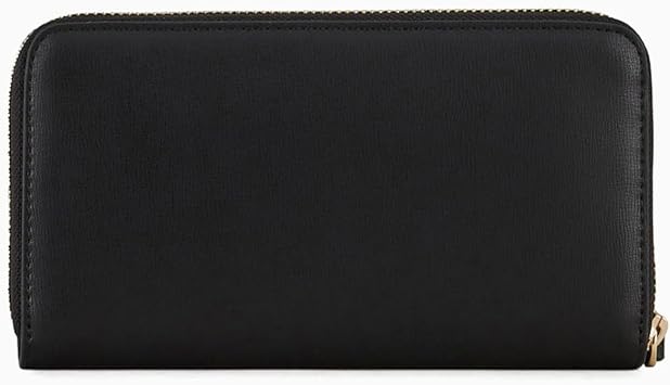 A | X Armani Exchange レディース ロゴ ラウンドファスナー ウォレット リストレットバッグ