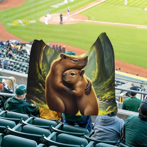 Drapeau capybara d'extérieur 1,2x1,8m en polyester résistant