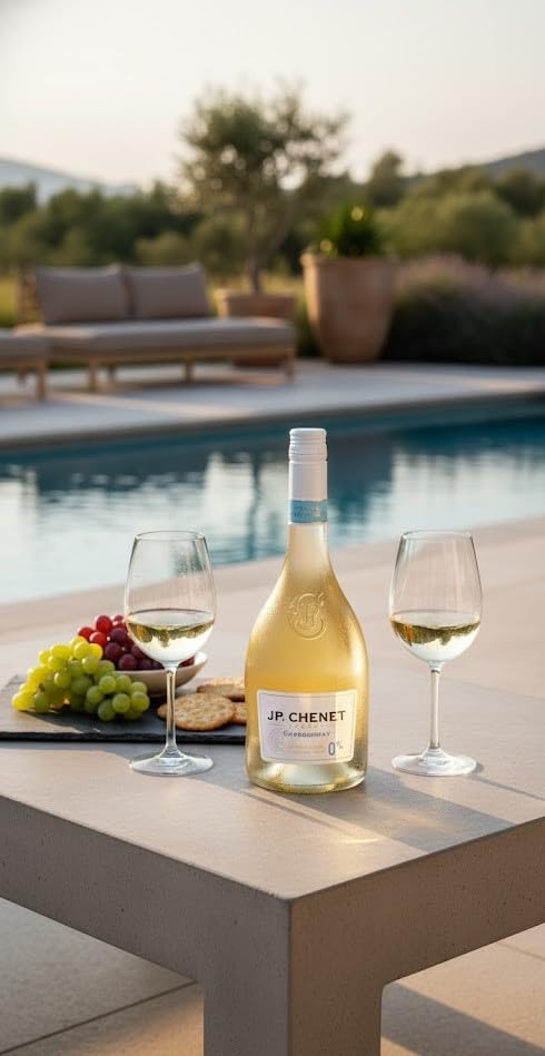 Chardonnay vin blanc sans alcool JP Chenet pour trinquer sans complexe