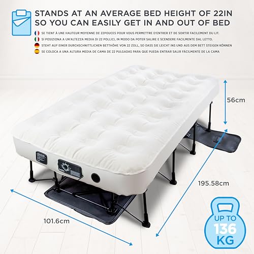 Lit d'appoint gonflable Ivation EZ-Bed pour éviter le mal de dos des invités - 4