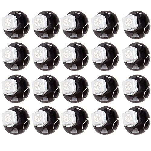 cciyu 20x T4.7 White 1-5050-SMD LED Neo Wedge Instrument A/C Lights 12V Fits For 2001-2012 For Dodge Ram 1500 Van Intrepid Dakota Caravan Grand Caravan Ram 5500 4500 3500 Van 3500