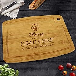 Personalised Chopping Board Bamboo Cheese Board
