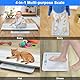Digitale Babywaage, Säuglingswaage zum Wiegen von bis zu 440 lb mit Haltefunktion, multifunktionale Babywaage, Haustierwaage für Katzen und Hunde, abnehmbare Skalen für Körpergewicht