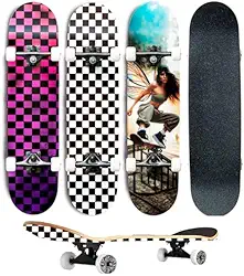 Skate Semi Profissional Montado Completo Modelos 7.5