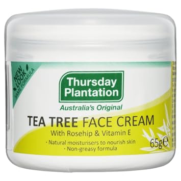 Thursday Plantation Tea Tree Face Cream with Rosehip and Vitamin E - 65 g