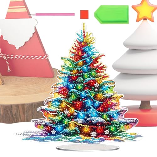 Ornements de bureau de Noël en acrylique pour remplacer les décorations fragiles