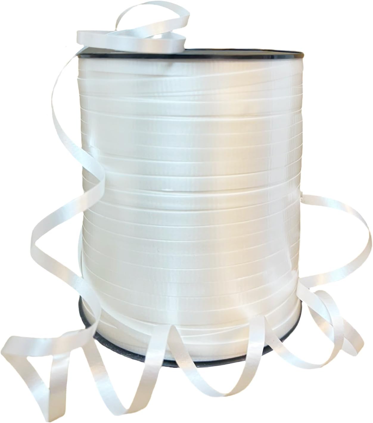 GIFTEXPRESS 500 Yards White Curling Ribbon – Waterproof Balloon Ribbon for Gift Wrapping, Party Decor, Florals & DIY Crafts, White Balloon Strings